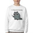 Women's i Require Books Raccoon Youth Crewneck Sweatshirt