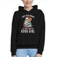 I Buy Her Books Call Her A Good Girl Book Lover Skull Graphic Youth Hoodie