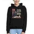 Cats And Books Book & Cat Lover Easily Distracted By Graphic Youth Hoodie Cats And Books Book & Cat Lover Easily Distracted By Graphic Youth Hoodie