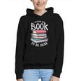 I Closed My Book To Be Here Books Lover Bookworm Graphic Youth Hoodie