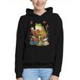 Frog & Toad Fishing Vintage Classic Book Frog Reading Book Graphic Youth Hoodie
