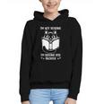 I’m Not Reading I’m Judging You Silently Fun Cat Book Lover Graphic Youth Hoodie