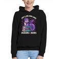 Just a Girl Who Loves Dragons And Books Reading Graphic Youth Hoodie