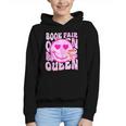 Library Book Fair Queen Vibe Groovy Tie Dye School Reading Graphic Youth Hoodie Library Book Fair Queen Vibe Groovy Tie Dye School Reading Graphic Youth Hoodie