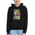 Teenage Mutant Ninja Turtles Retro Neon Comic Book Panels Graphic Youth Hoodie