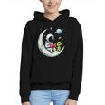 UFO Alien Astronaut Reading Book In Space Graphic Youth Hoodie