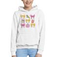 Apple Coquette Bow Books First Day Of School Back To School Graphic Youth Hoodie Apple Coquette Bow Books First Day Of School Back To School Graphic Youth Hoodie