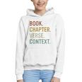 Book Chapter Verse Christian Bible Reformed Theology Graphic Youth Hoodie