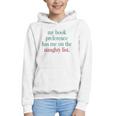 My Book Preference Has Me On The Naughty List For Christmas Graphic Youth Hoodie
