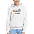 Bookworm Woman Reading Fiction Novels Library Book Store Graphic Youth Hoodie