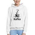 But First Kafka Coffee For Literature & Book Lovers Graphic Youth Hoodie