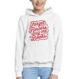 Forget Flowers Buy Me Books Graphic Youth Hoodie
