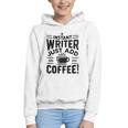 Instant Writer Just Add Coffee Author Book Writing Books Graphic Youth Hoodie