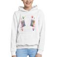 Just a Girl Who Loves Books Lover Reading Library Librarian Graphic Youth Hoodie Just a Girl Who Loves Books Lover Reading Library Librarian Graphic Youth Hoodie