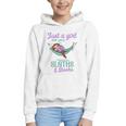 Just a Girl Who Loves Sloths And Books Graphic Youth Hoodie Just a Girl Who Loves Sloths And Books Graphic Youth Hoodie
