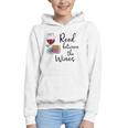 Read Between The Wines Im Just a Girl Who Loves Books & Wine Graphic Youth Hoodie Read Between The Wines Im Just a Girl Who Loves Books & Wine Graphic Youth Hoodie