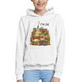 Reading Books Librarian Reader Nerd I'm Ok Teacher School Graphic Youth Hoodie Reading Books Librarian Reader Nerd I'm Ok Teacher School Graphic Youth Hoodie