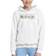 Reading Silly Goose Teacher Bookish Librarian Book Lover Graphic Youth Hoodie
