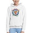 Shazam Comic Book Art Heroic Portrait Vintage Graphic Youth Hoodie