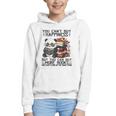 Teacher Bookworm Book Lover Panda Reading Book Librarian Tee Graphic Youth Hoodie