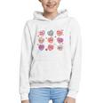 Things I Do On Valentines's Day Book Lover Candy Heart Graphic Youth Hoodie