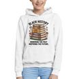 History Month Teacher Reading Book Lover Floral Stack Premium Tri-Blend Graphic Youth Hoodie