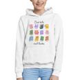 Women Cool Kids Read Books Teacher Back To School Librarian Graphic Youth Hoodie