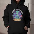 Alien Reader Reading Teacher Librarian Book Lover Graphic Youth Hoodie