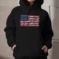 America US Flag Books Library Reading For Book Lover Reader Graphic Youth Hoodie