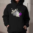 Asexual Book Lover LGBT Reading Pride Ace Flag Daisy Graphic Youth Hoodie