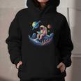 Astronaut Reading Book In Space Books Lover Bookworm Graphic Youth Hoodie