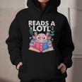 Axolotl Books Readsalotl Reading Bookworm Boys Girls Graphic Youth Hoodie