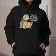 This Is My Book Character Costume Turtle Kids Reading Graphic Youth Hoodie