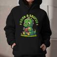Book A Saurus Bookasaurus Dinosaur Book Girls Boys Toddler Graphic Youth Hoodie