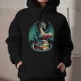 Books Dragon Reading Book Lover Graphic Youth Hoodie Books Dragon Reading Book Lover Graphic Youth Hoodie