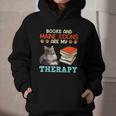 BOOKS AND MAINE COONS ARE MY THERAPY Main Coon Graphic Youth Hoodie