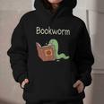 Bookworm Worm Reading Book Lover Read Books Librarian Graphic Youth Hoodie