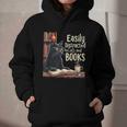 Cats And Books Book & Cat Lover Easily Distracted By Graphic Youth Hoodie Cats And Books Book & Cat Lover Easily Distracted By Graphic Youth Hoodie