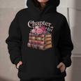 Chapter 67 Floral Book Stack Graphic Youth Hoodie