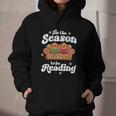 Christmas Book Lover Gingerbread Library Reading Bookaholic Graphic Youth Hoodie