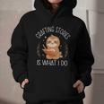 Crafting Stories Is What I Do Reading Writing Book Author Graphic Youth Hoodie