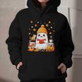 Cute Beanie Ghost Bookworm Cozy Book Reading Halloween Graphic Youth Hoodie Cute Beanie Ghost Bookworm Cozy Book Reading Halloween Graphic Youth Hoodie