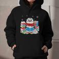 Cute Christmas A Penguin Reading Book Snowflake Hot Teacher Graphic Youth Hoodie Cute Christmas A Penguin Reading Book Snowflake Hot Teacher Graphic Youth Hoodie