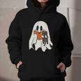 Cute Ghost Cat Reading Book Spooky Season Halloween Costume Graphic Youth Hoodie