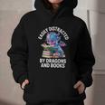 Easily Distracted By Dragons And Books Graphic Youth Hoodie Easily Distracted By Dragons And Books Graphic Youth Hoodie