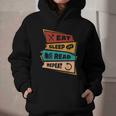 Eat Sleep Read Repeat Reading Books Reader Bookworm Graphic Youth Hoodie