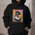Educated Afro Girl Reading Book Lover History Month Graphic Youth Hoodie Educated Afro Girl Reading Book Lover History Month Graphic Youth Hoodie