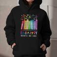 Equality Hurts No One Floral Books LGBTQ Pride Human Rights Graphic Youth Hoodie Equality Hurts No One Floral Books LGBTQ Pride Human Rights Graphic Youth Hoodie