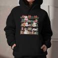 Ghost Christmas Reading Book Lover Library Christmas Teacher Graphic Youth Hoodie