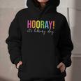 Hooray It's Library Day Teacher Reader Books Back To School Graphic Youth Hoodie Hooray It's Library Day Teacher Reader Books Back To School Graphic Youth Hoodie